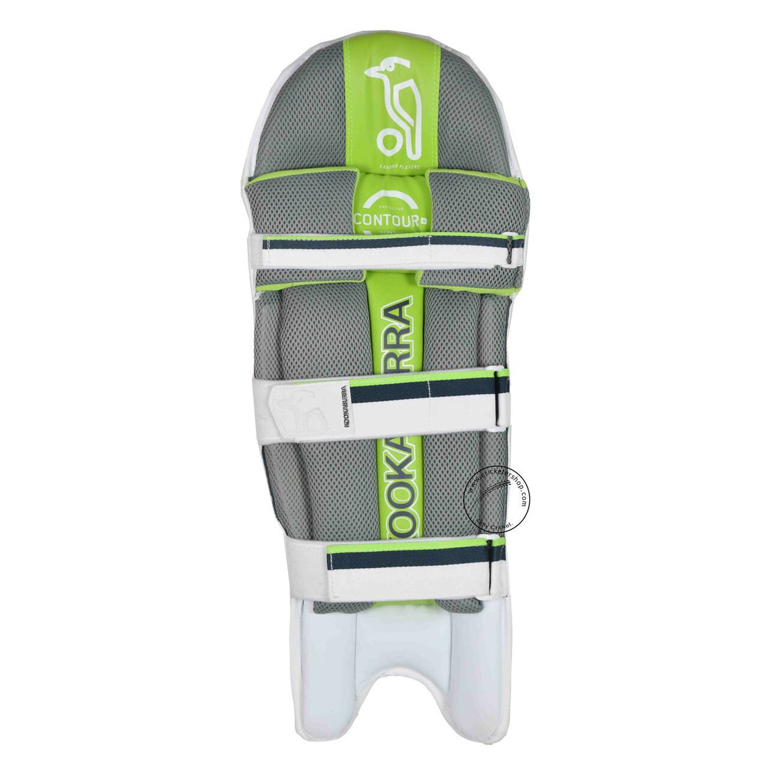 Kookaburra Players Cricket Batting Leg Guard Pads Mens Size Right Handed @Back View