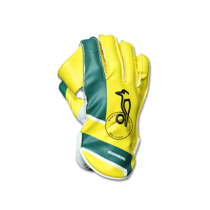 Kookaburra Pro 500 Cricket Wicket Keeping Gloves @ Right Back View