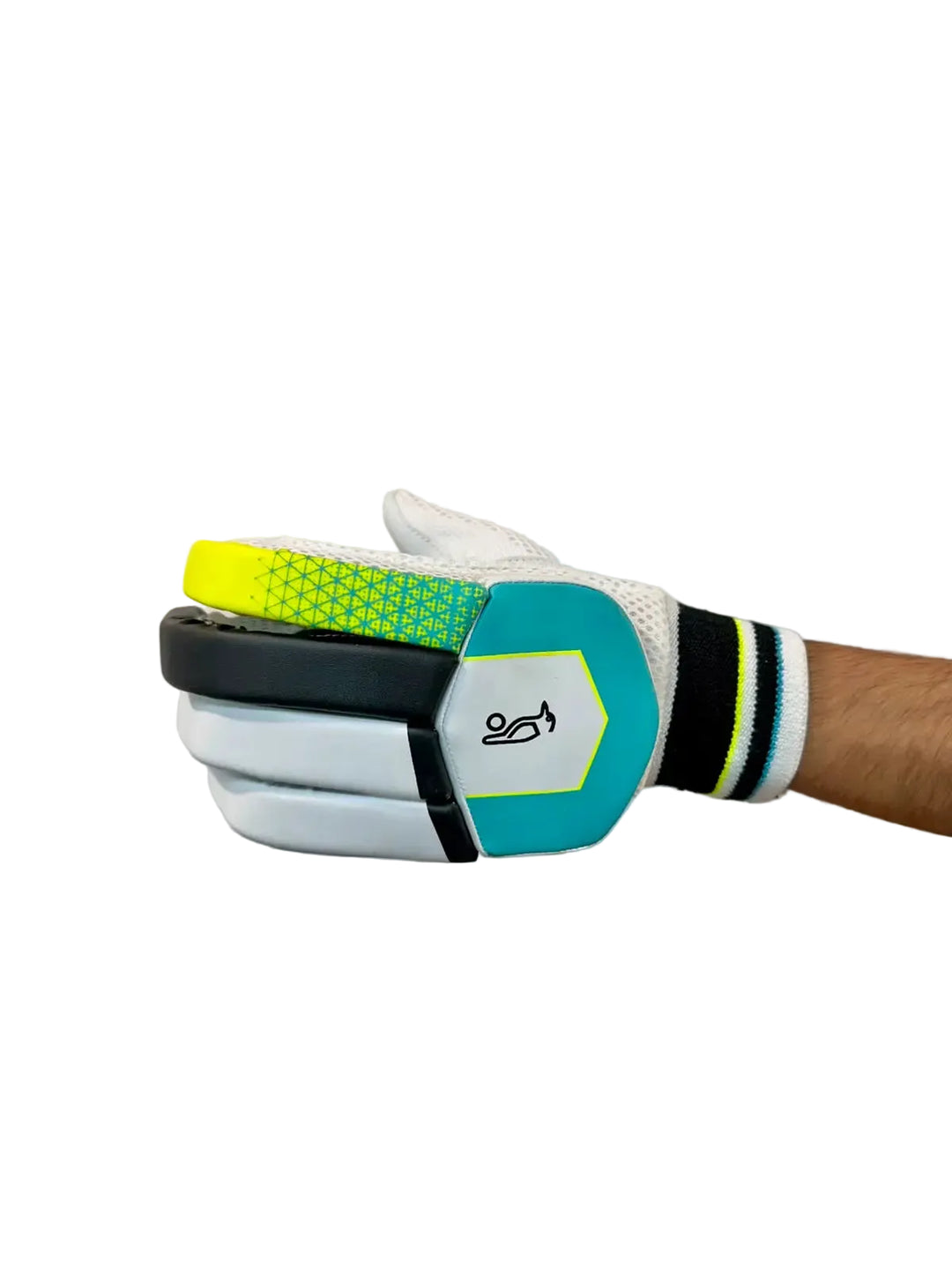 Kookaburra Rapid Pro 6.0 Cricket Batting Gloves Mens @ Left Back View