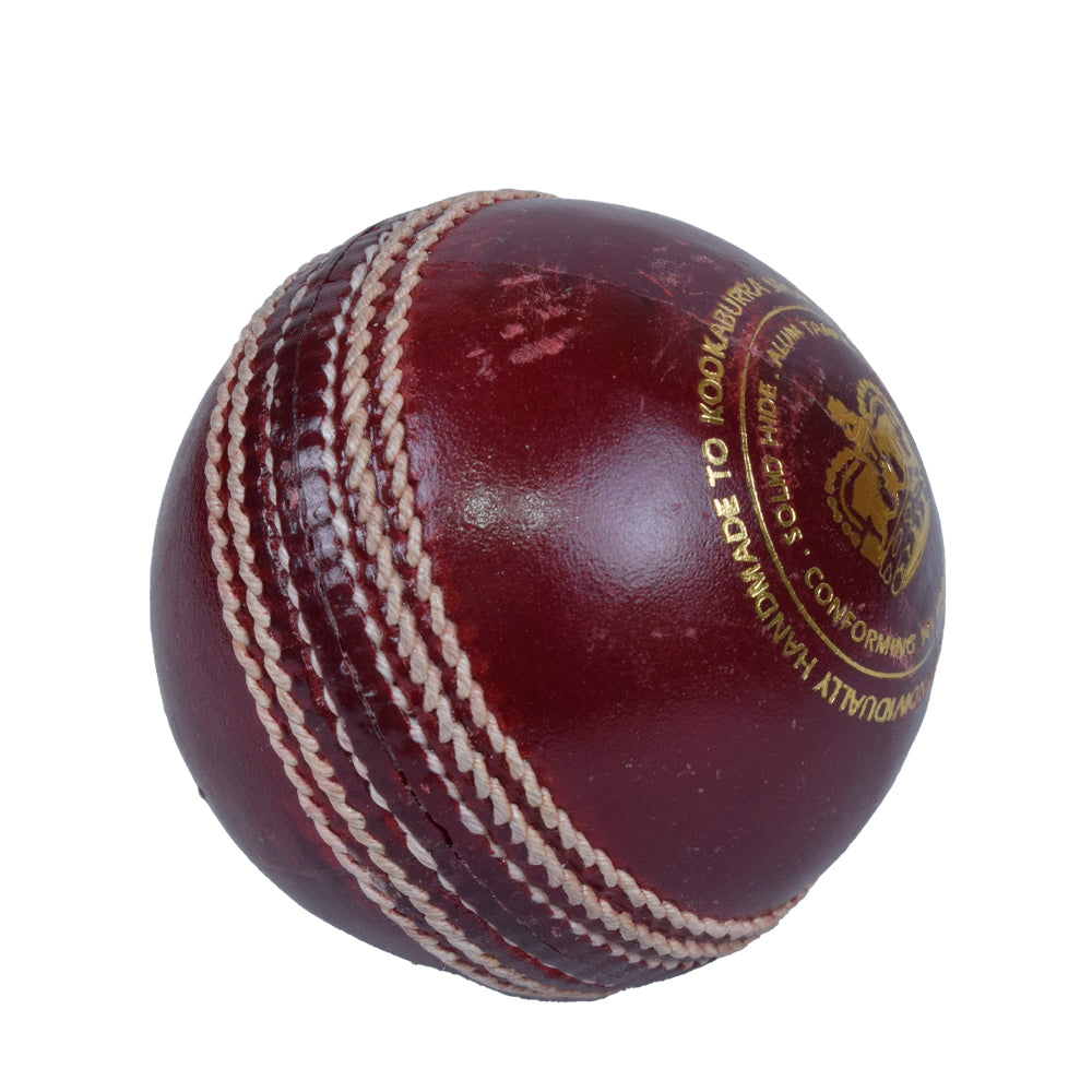 Kookaburra Super Test Cricket Ball Red@Side