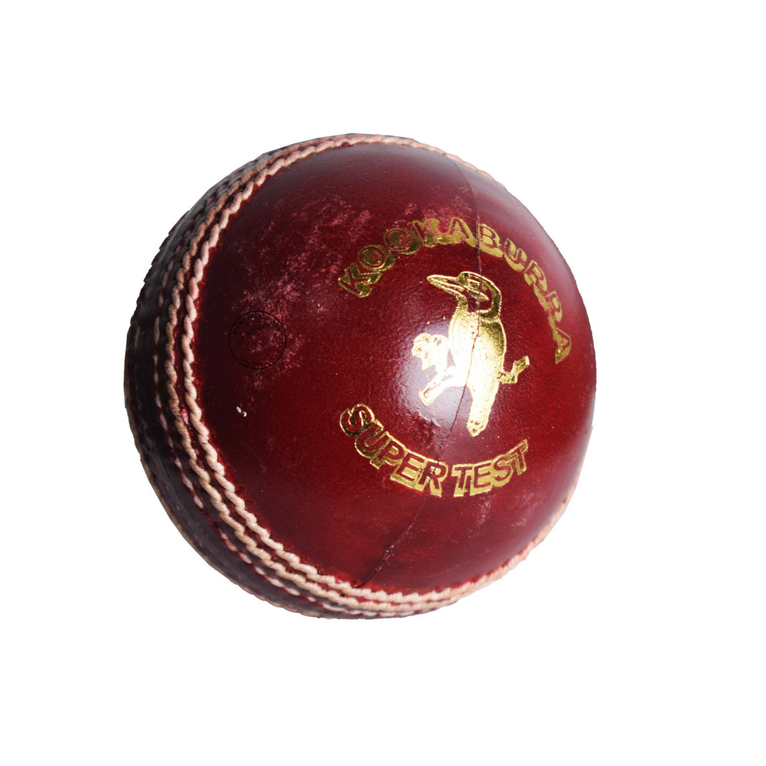 Kookaburra Super Test Cricket Ball Red @ Front View