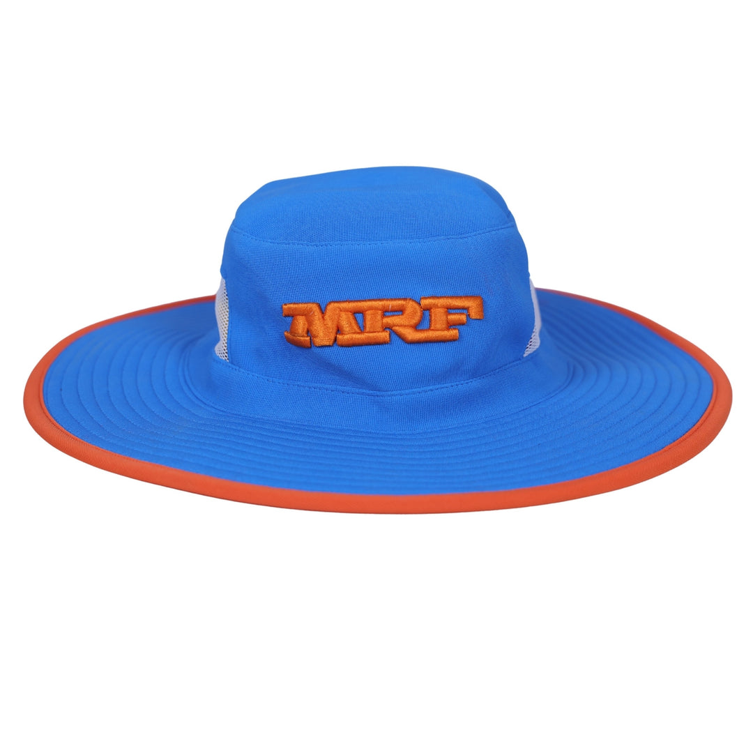 MRF Cricket Panama Hat Royal Blue Size@Front View