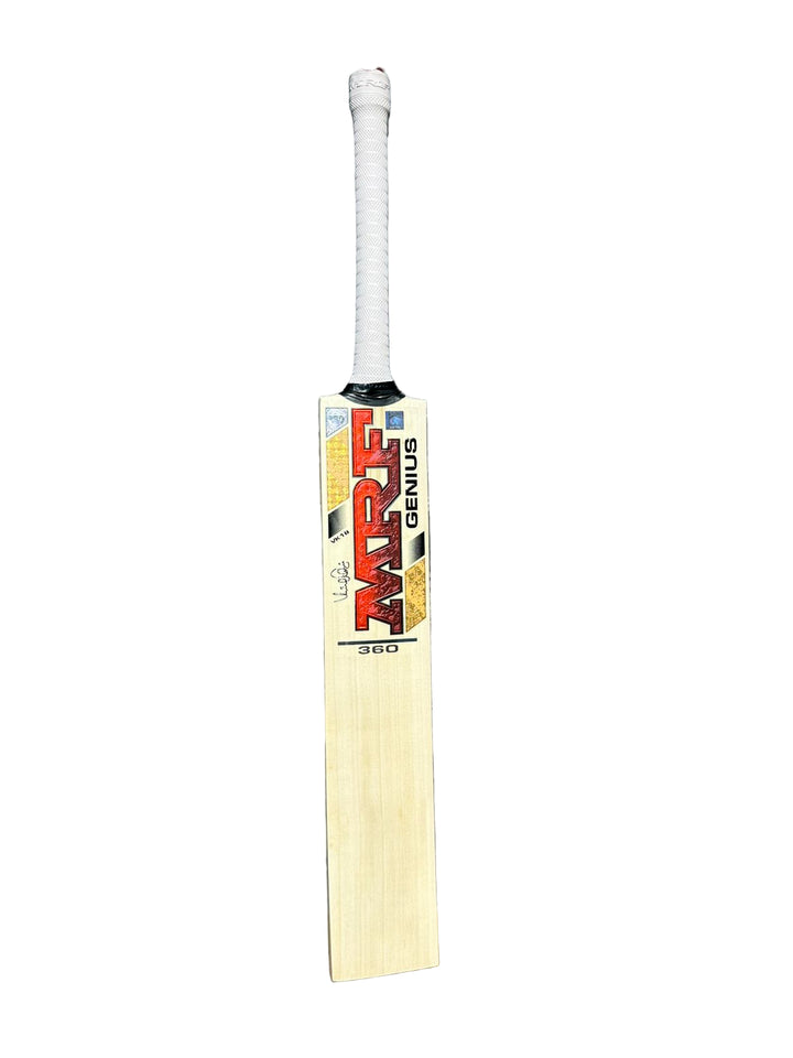 MRF Genius 360 English Willow Cricket Bat Size SH@front view