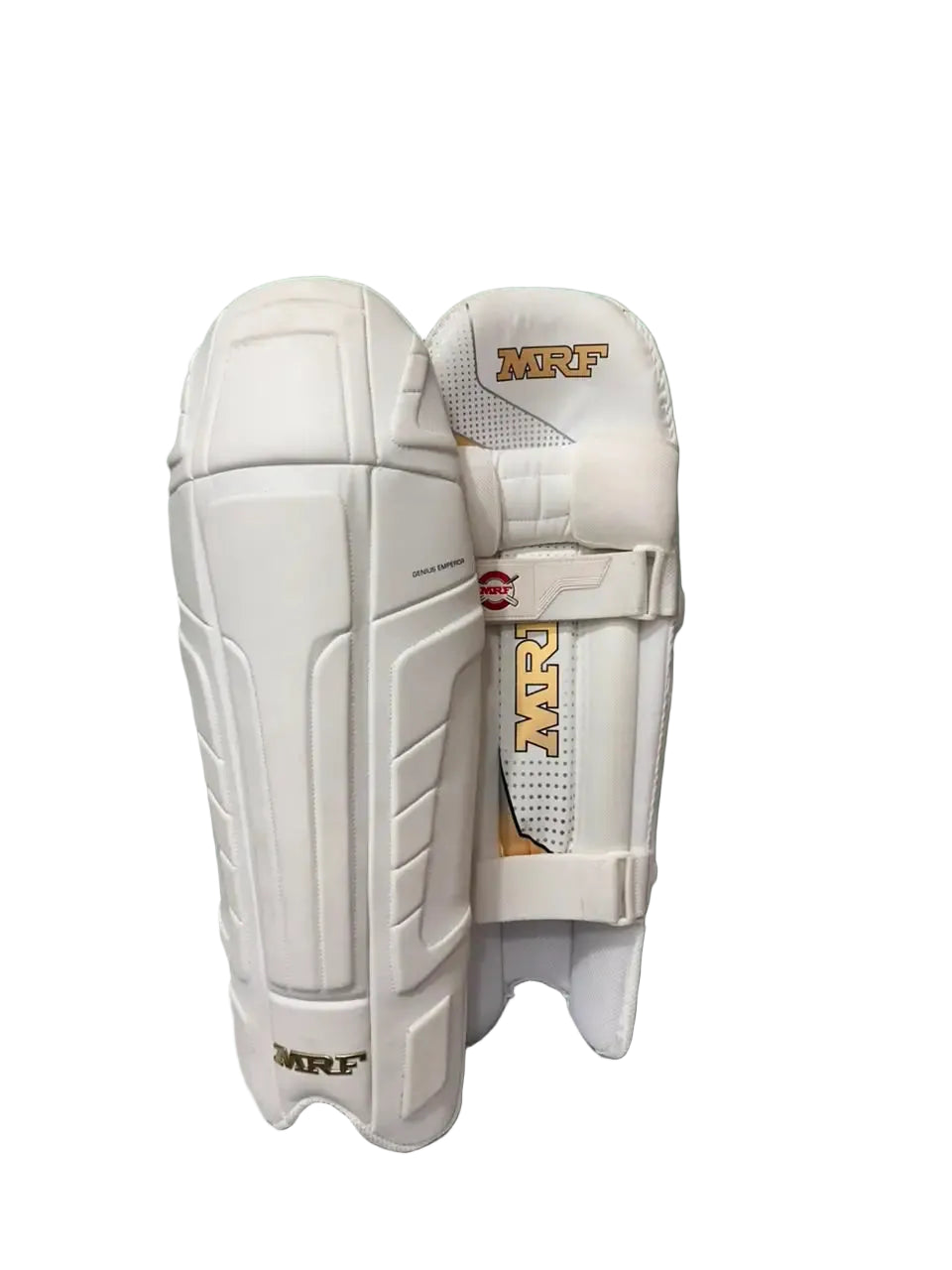 MRF Genius Genius Emperor Batting Pads Cricket Batting Leg Guard@front view