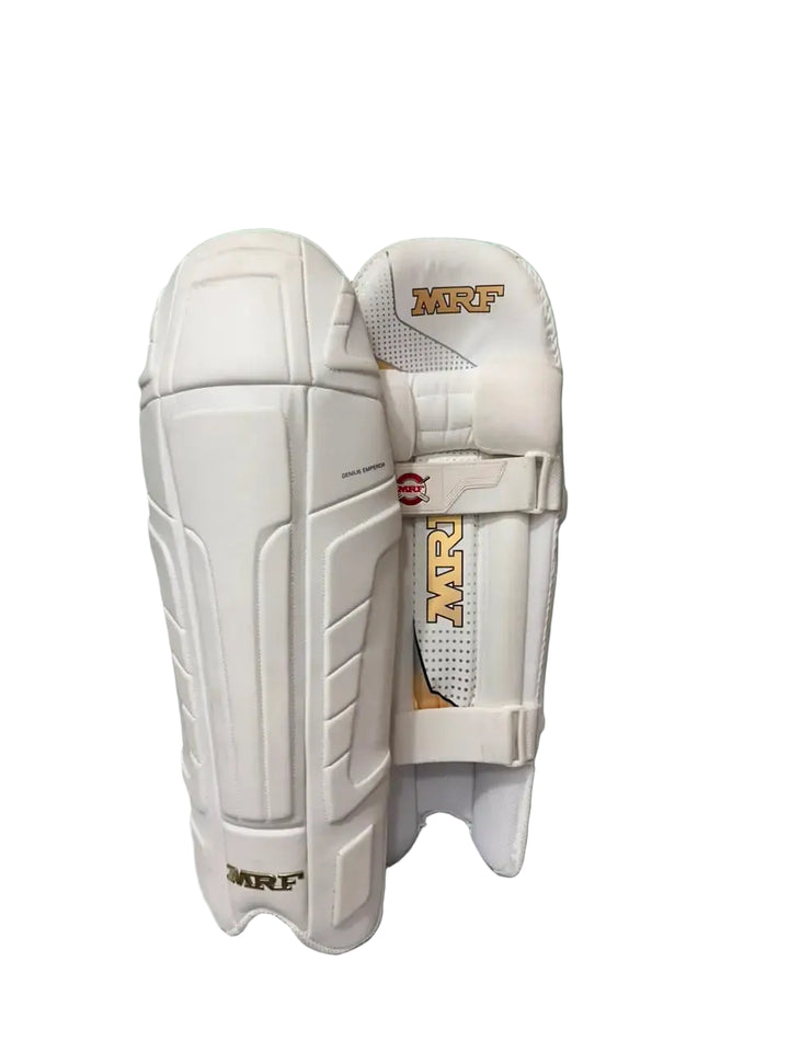 MRF Genius Genius Emperor Batting Pads Cricket Batting Leg Guard@front view