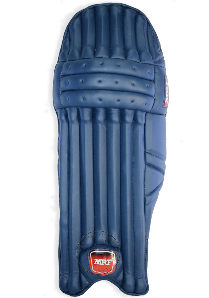 MRF Genius Grand Navy Blue Colored Cricket Batting Pads Leg Guard Mens Size