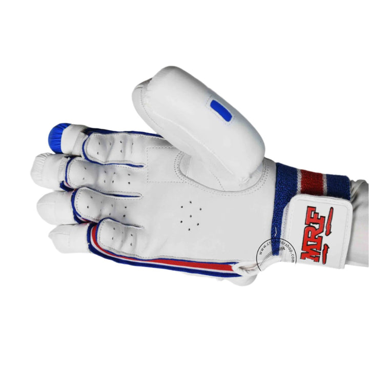 MRF Genius Grand Edition Cricket Batting Gloves @ Right Front View