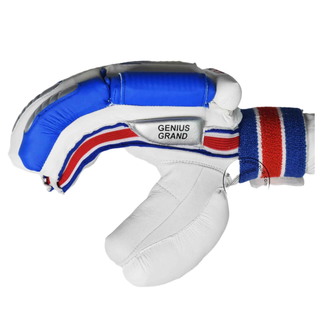 MRF Genius Grand Edition Cricket Batting Gloves @ Side View