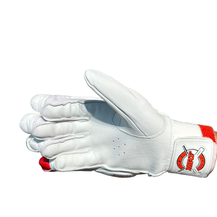 MRF Genius Prince Cricket Batting Gloves Mens Size@front view 5