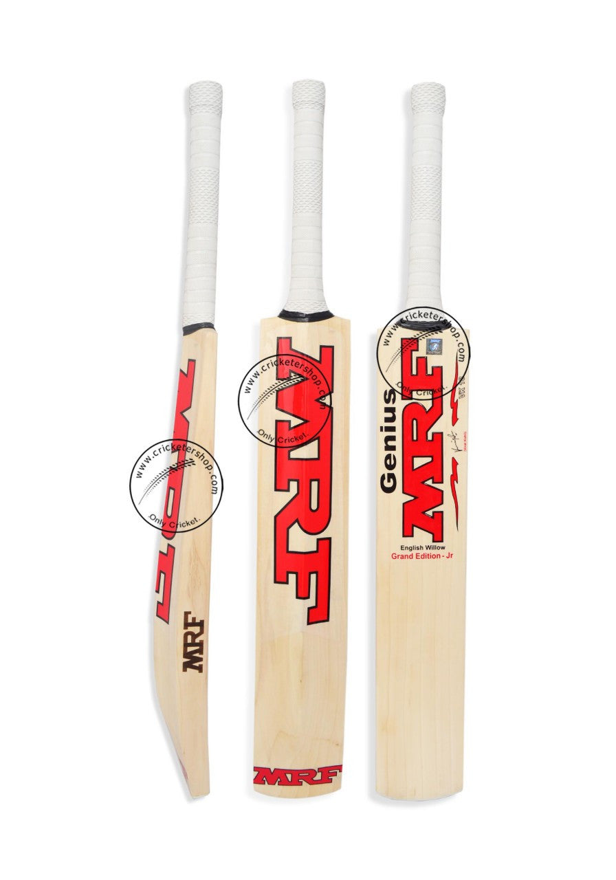 MRF Genius Grand Edition Junior English Willow Cricket Bat Size 5 @Composite View