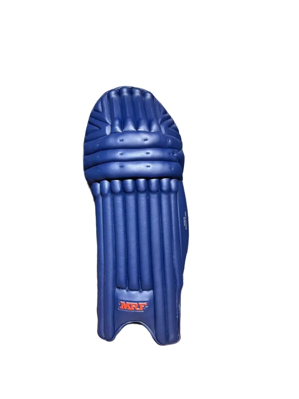MRF Master Class Navy Blue Cricket Batting Leg Guard Pads@front view2