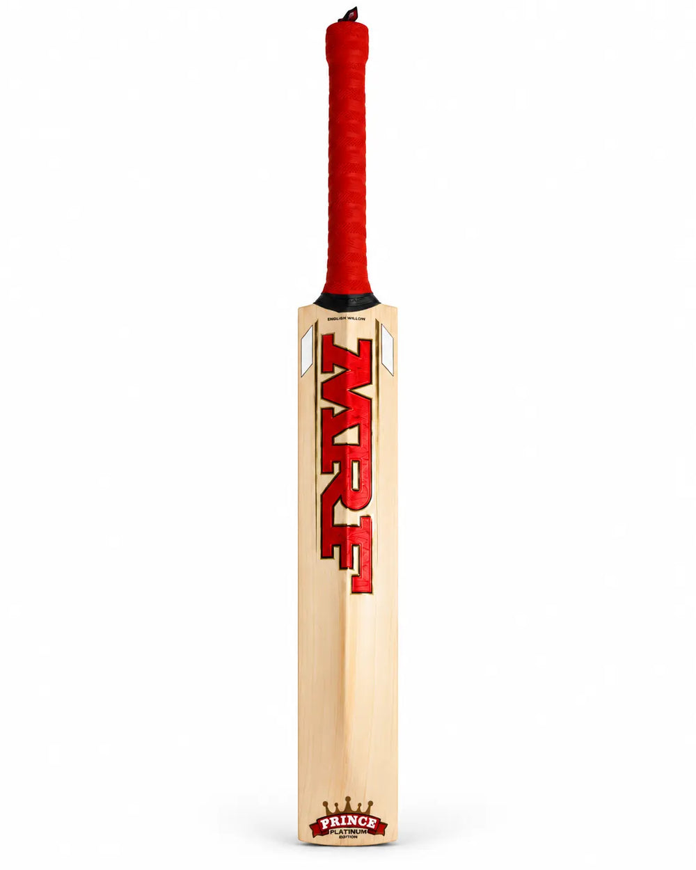 MRF Prince Platinum Edition English Willow Cricket Bat Size SH@Back View