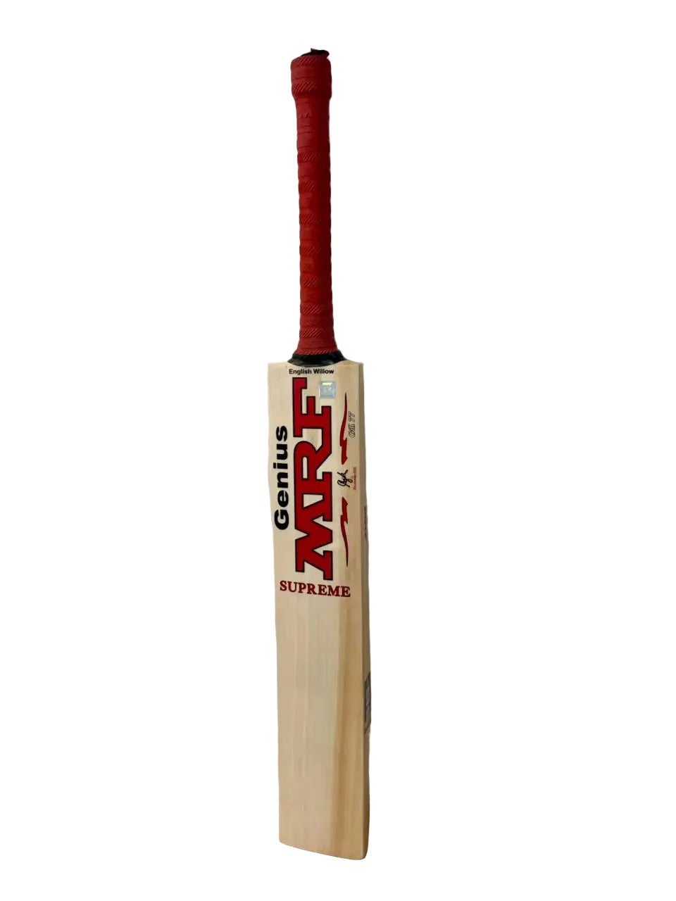 MRF Supreme English Willow Cricket Bat Size SH @ Front View
