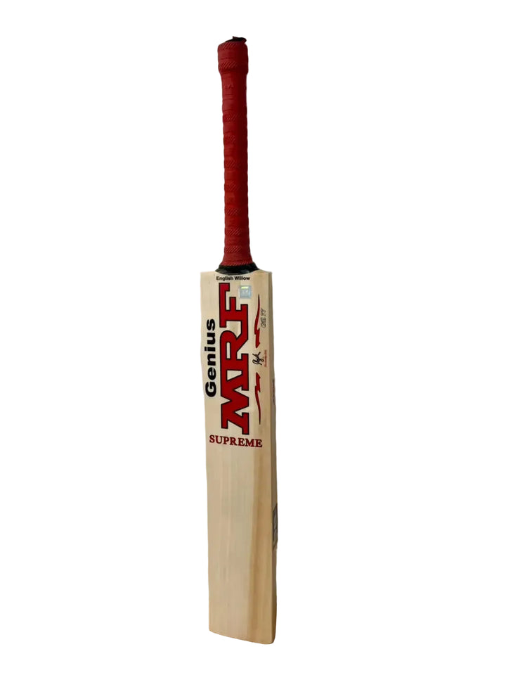 MRF Supreme English Willow Cricket Bat Size SH @ Front View