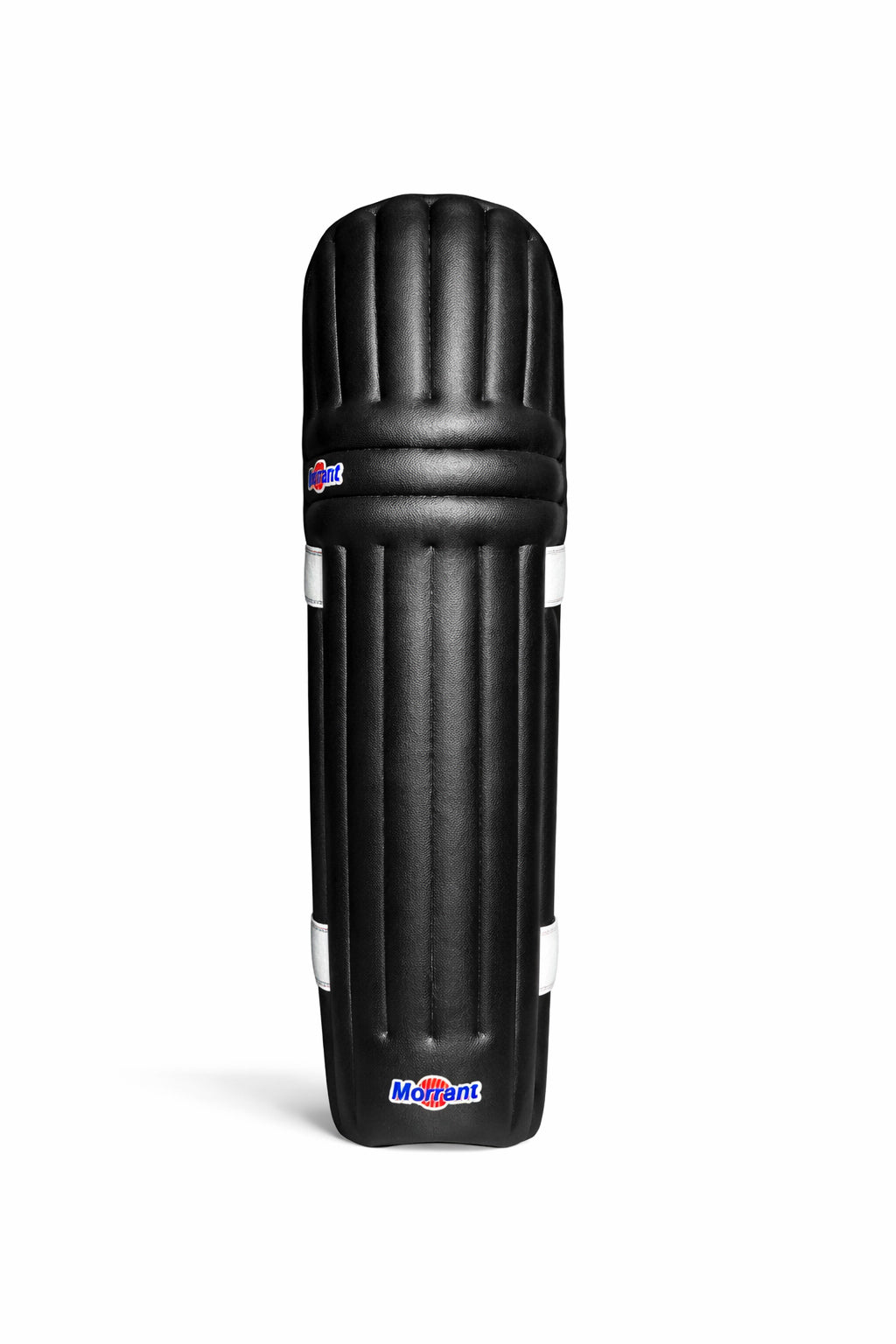 Morrant Ultralite Cricket Batting Leg Guard Pads Black@front view2
