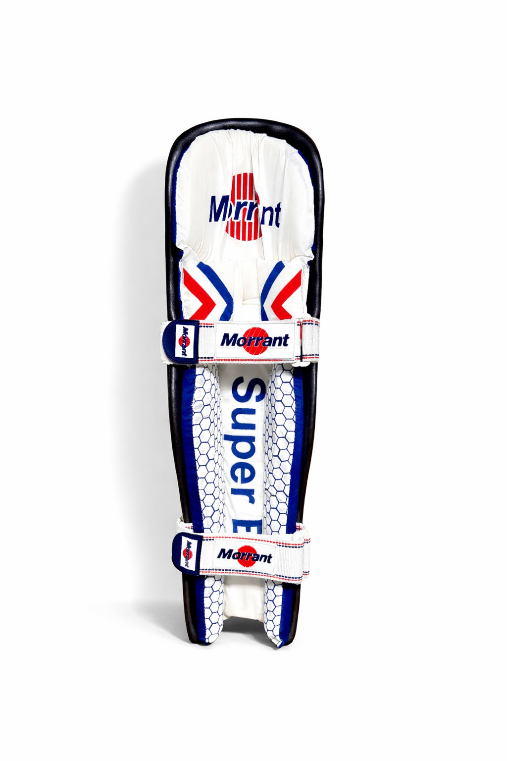 Morrant Ultralite Cricket Batting Leg Guard Pads Black@front view3