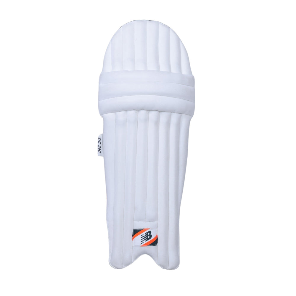 New Balance DC 380 Cricket Batting Leg Guard Pads Youth Size Ambi@Front View