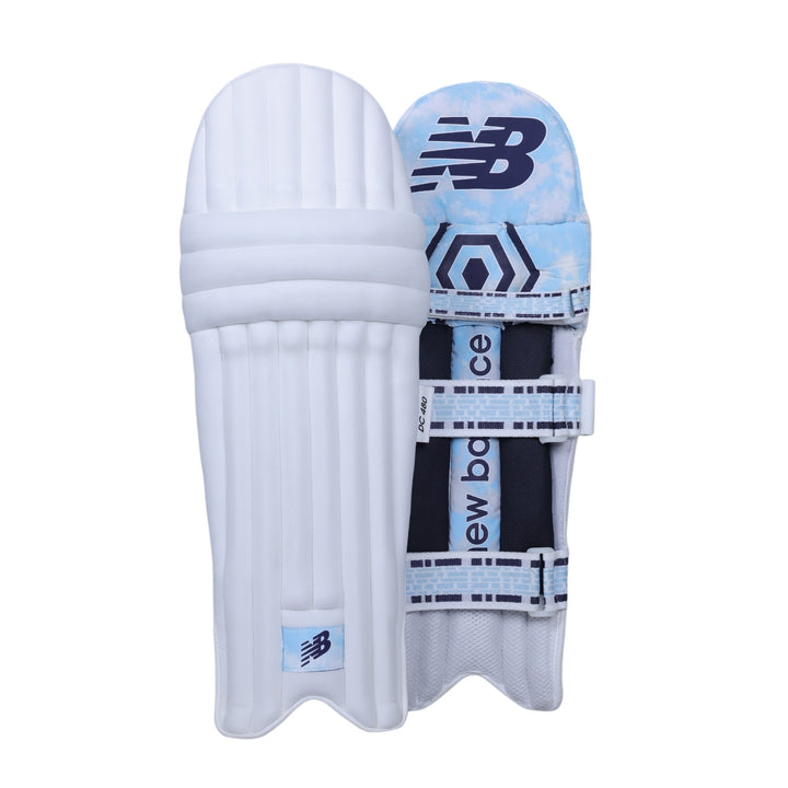 New Balance DC 480 Cricket Batting Leg Guard Pads Youth Size Ambi