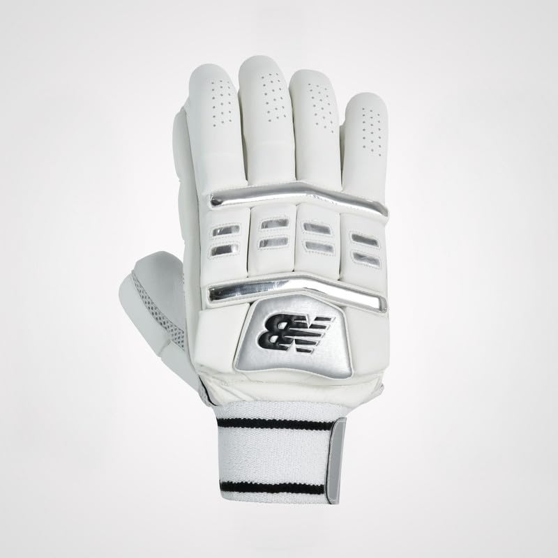New Balance Heritage 10i Max Cricket Batting Gloves Adult Size @ Right Back View