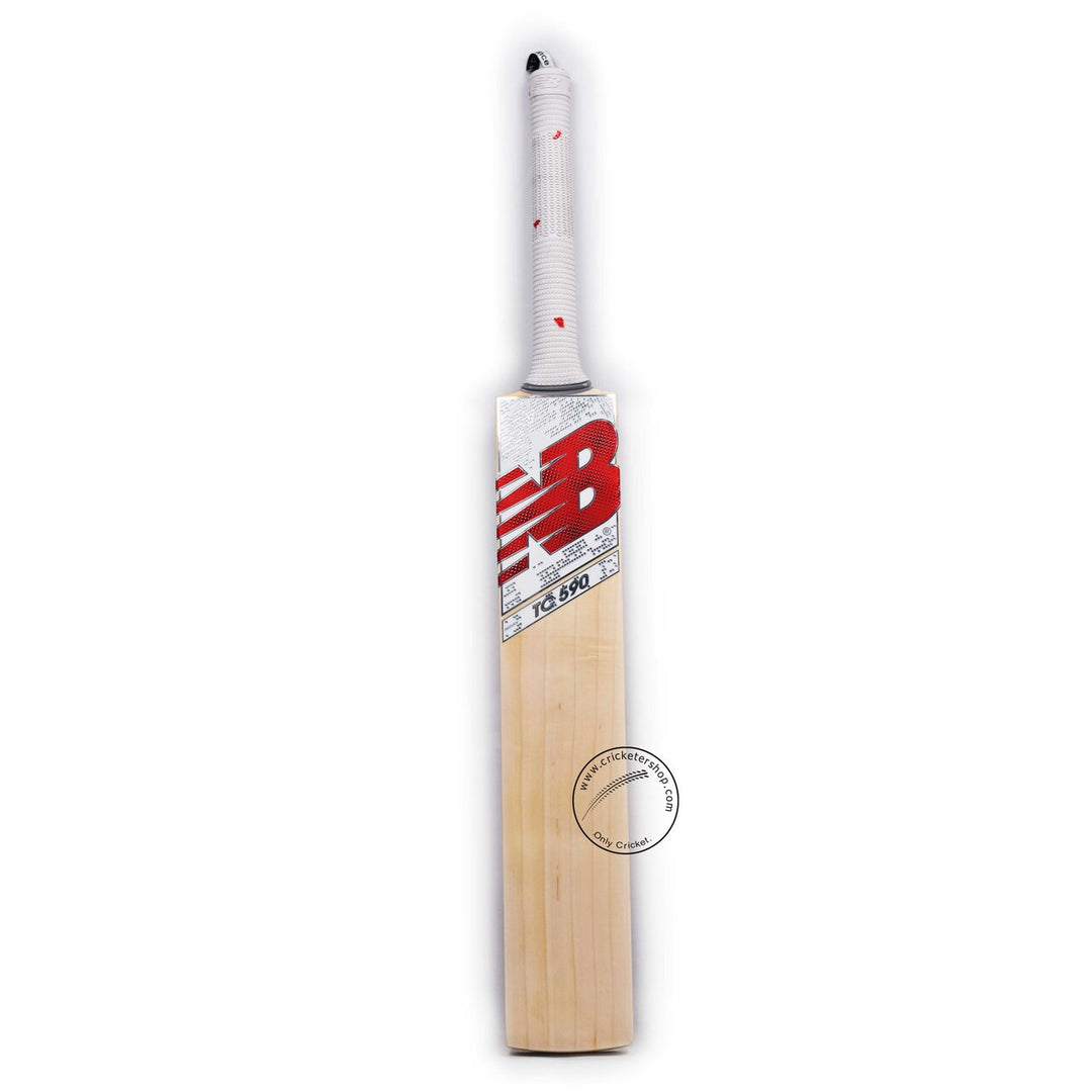 New Balance TC 590 English Willow Cricket Bat Size SH @ Front View