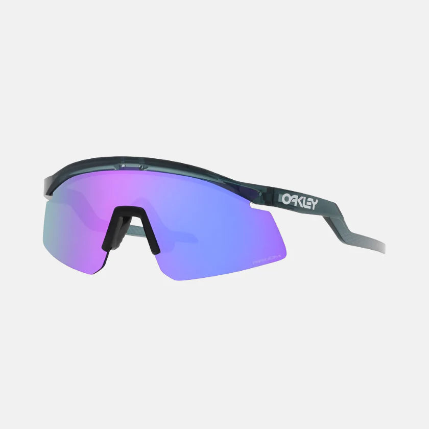 Oakley Hydra FQ Matte Black Prizm Black Cricket Sunglasses @ Front Side View