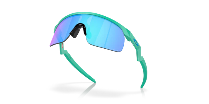 Oakley Resistor Matte Celeste Prizm Sapphire Cricket Sunglasses@front view3