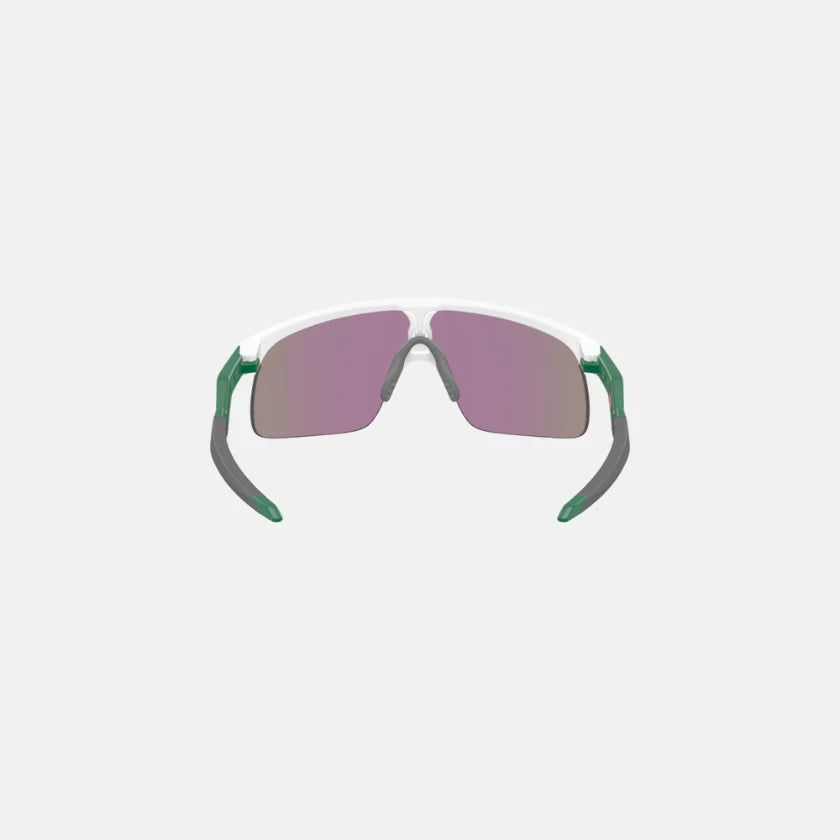 Oakley Resistor White Prizm Jade Cricket Sunglasses @ Back View 2
