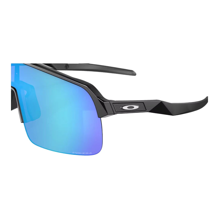 Oakley Sutrolite Matte Black Prizm Sapphire Cricket Sunglasses @ Side View 4