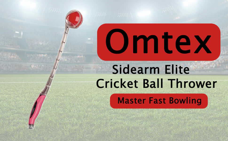Omtex Sidearm Elite Ball Thrower Cricket Training Equipment @ Side View 5