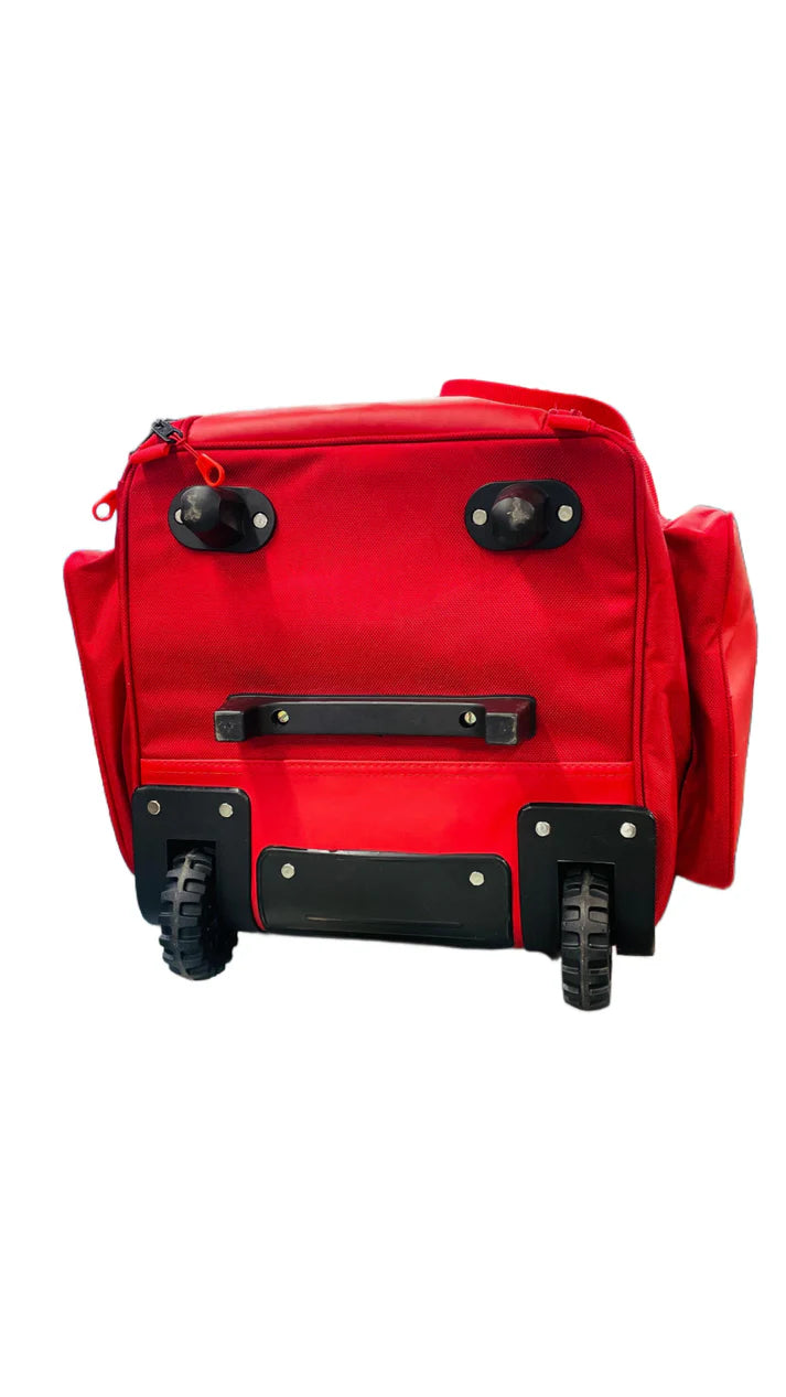 SG 22 Yard Trunk Player Cricket Duffle Kit Bag Wheelie Red