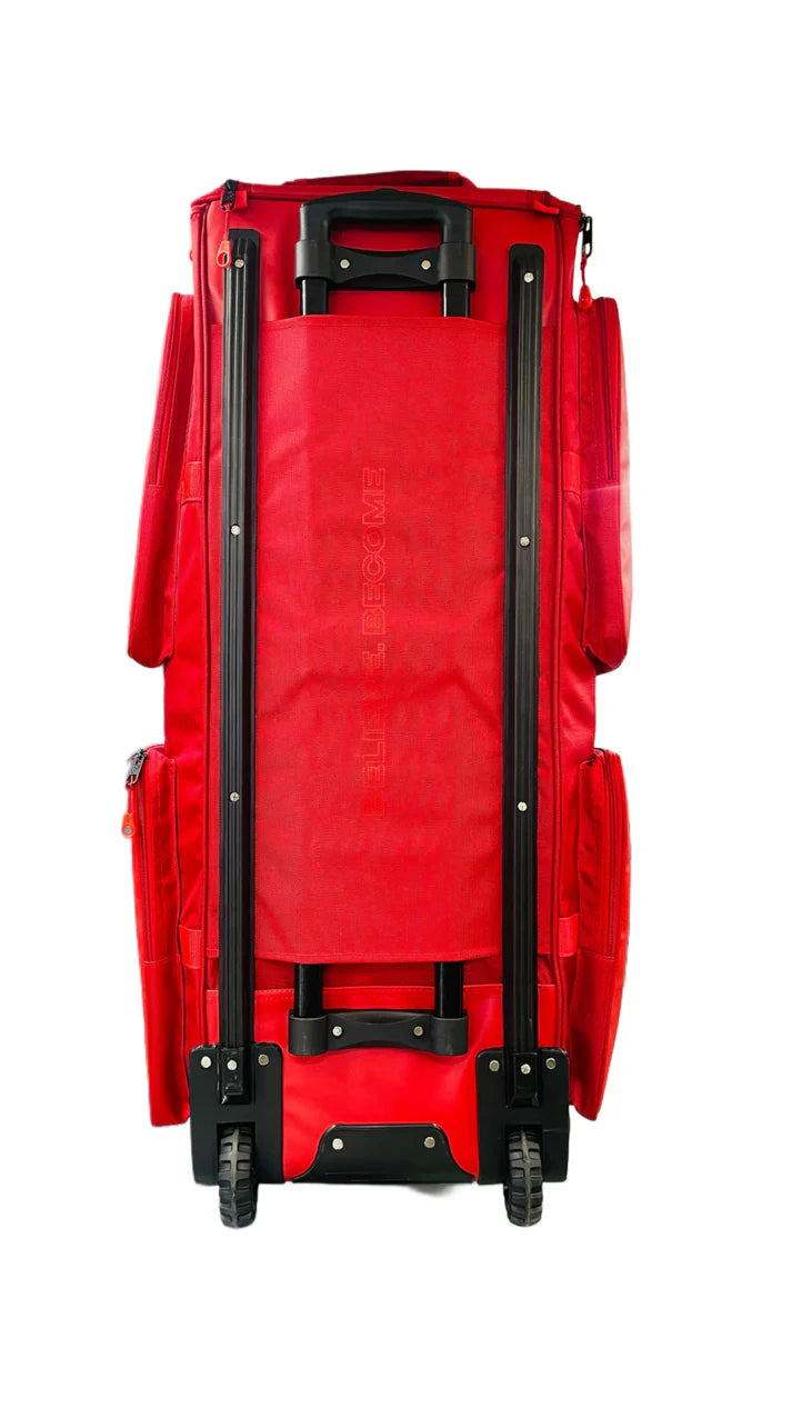 SG 22 Yard Trunk Player Cricket Duffle Kit Bag Wheelie Red