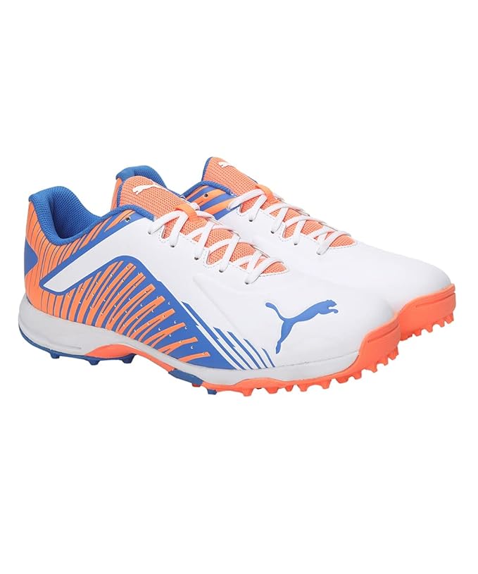 Puma 22 FH 10678901 Cricket Rubber Shoes White Bluemazingize @ Composite View 3