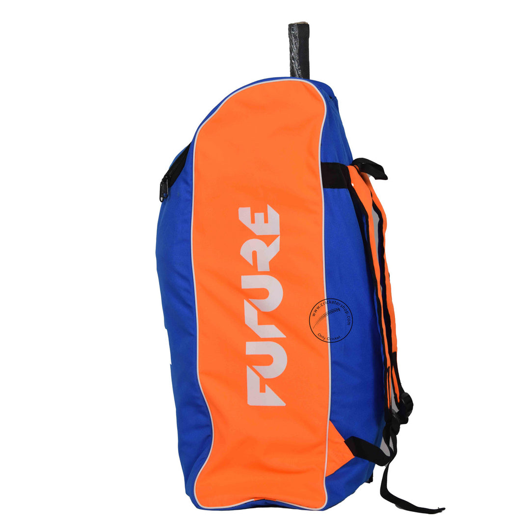 Puma Future Starter Blue Orange Kashmir Willow Cricket Kit Size @ Kit View Side View 2