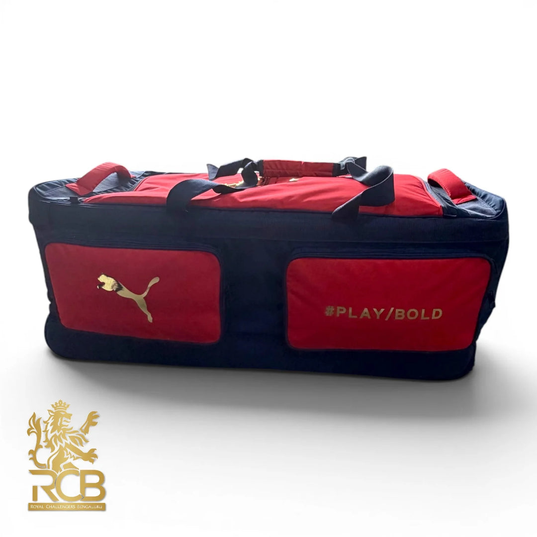 Puma x RCB IPL Original Trolley Kit Bag 2026@front view1