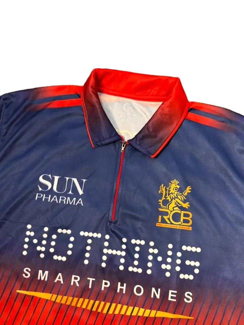 RCB Replica Jersey Micro PP Half Sleeves@front view6