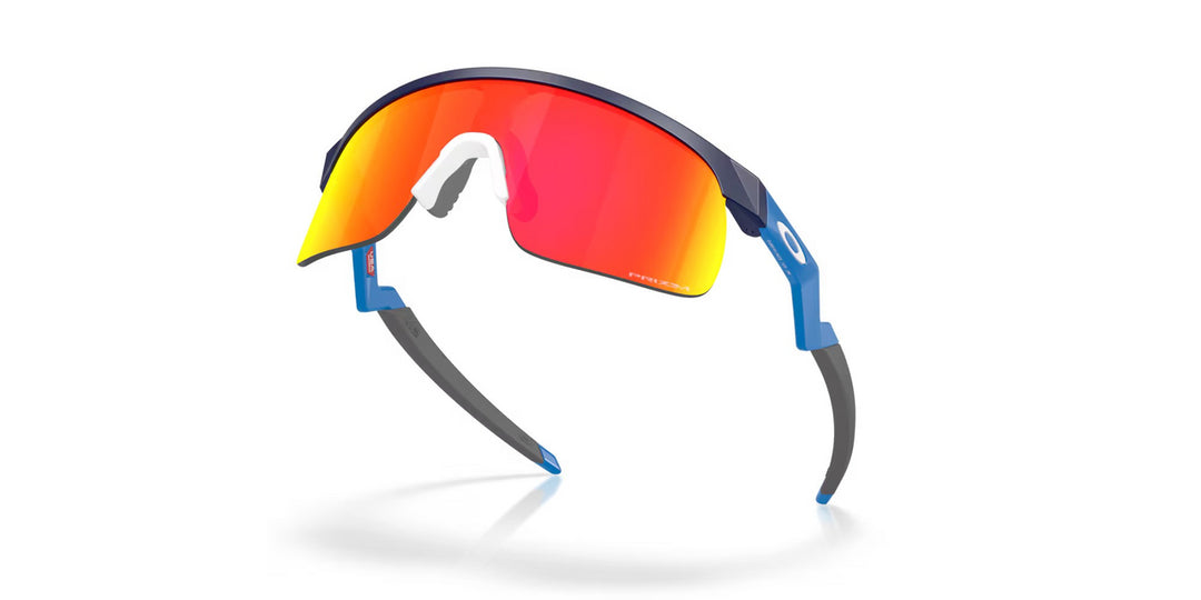 Oakley Resistor Matte Navy Prizm Ruby Cricket Sunglasses@front view4