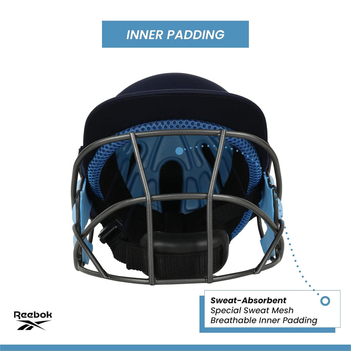 Reebok Blast Cricket Helmet @ Front View 3