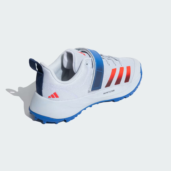 Adidas Scorerun 2.0 Halo Blue Lucid Red Bright Royal Rubber Cricket Shoes