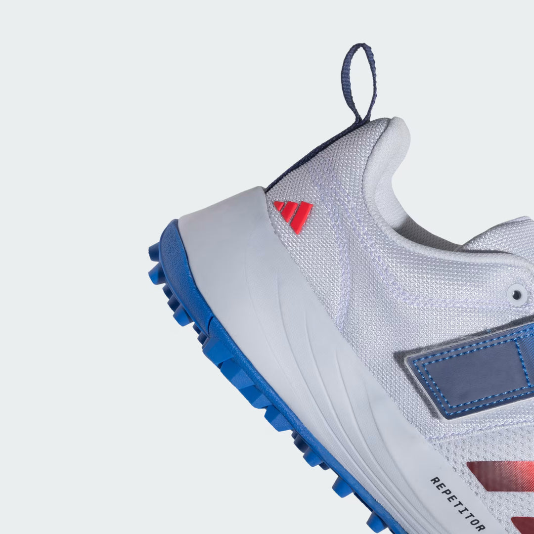 Adidas Scorerun 2.0 Halo Blue Lucid Red Bright Royal Rubber Cricket Shoes