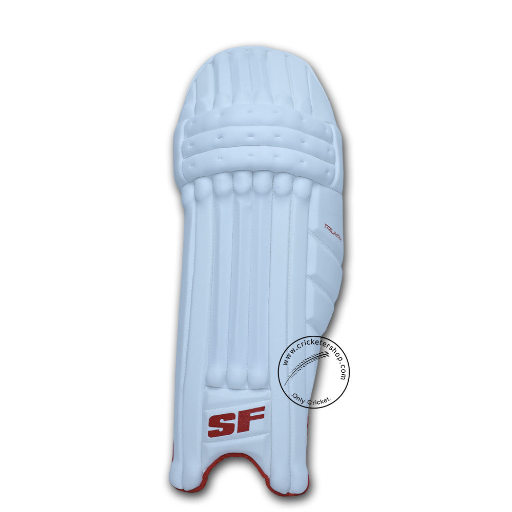 SF Triumph Cricket Batting Leg Guard Mens Size @ Front View