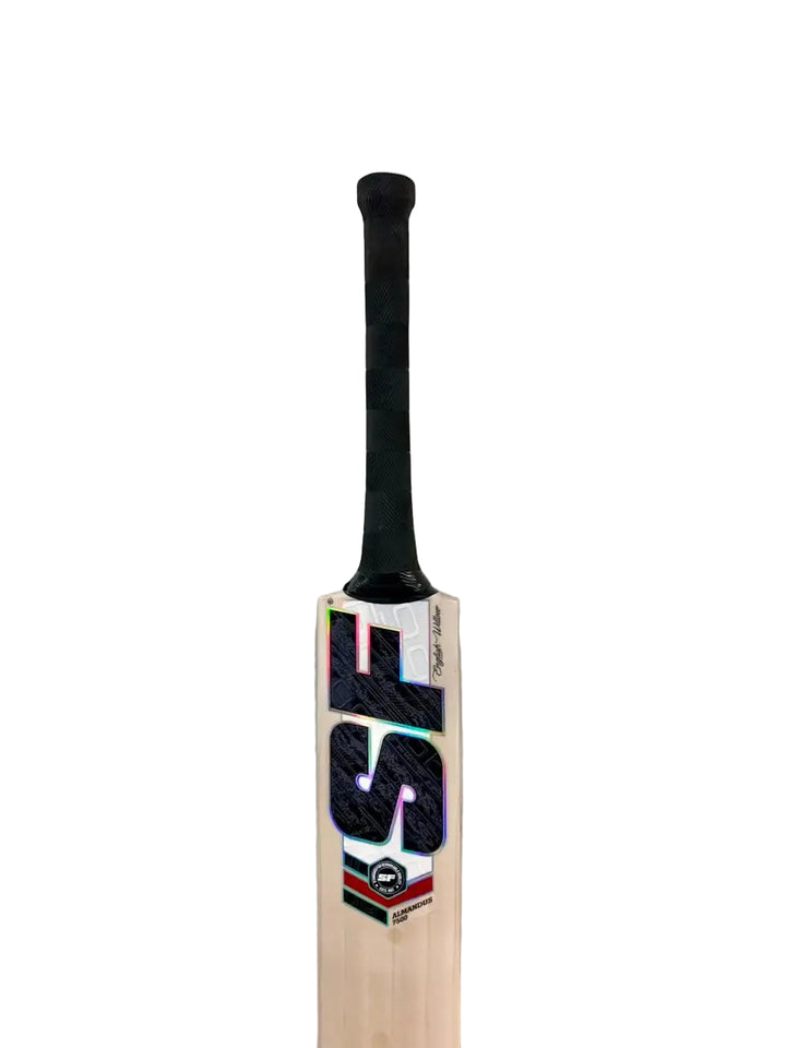 SF Almandus 7500 English Willow Cricket Bat Size SH @ Face View