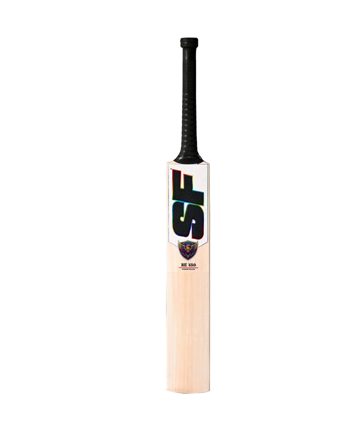 SF BE 450 Kashmir Willow Cricket Bat Size SH @ Front View