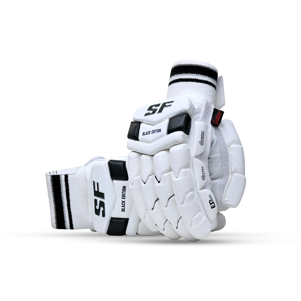 SF Black Edition Cricket Batting Gloves Mens Size @ Composite View