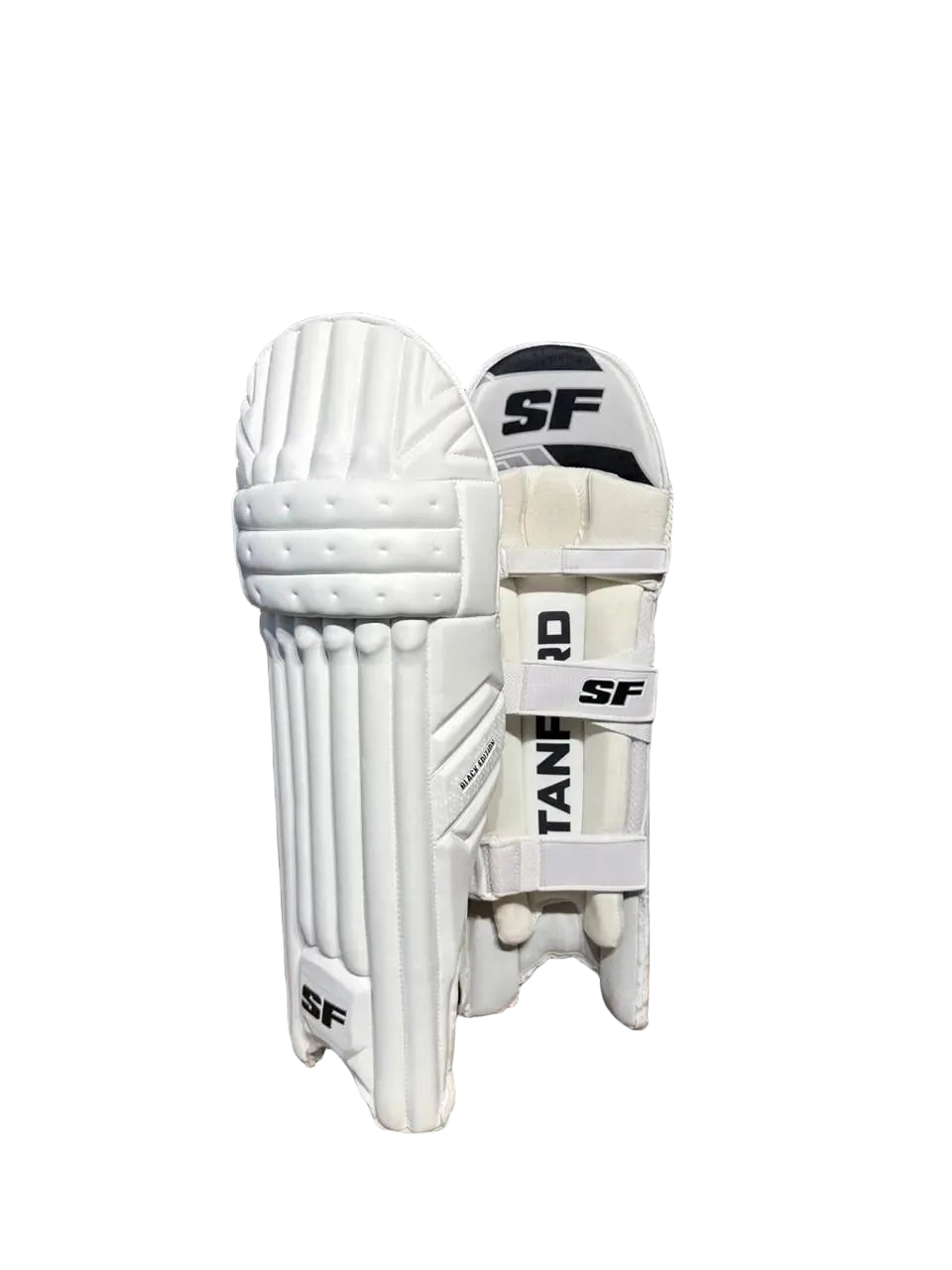 SF Black Edition Cricket Batting Leg guard Mens Size2front view