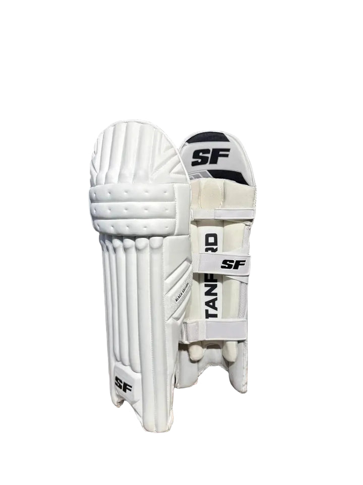 SF Black Edition Cricket Batting Leg guard Mens Size2front view