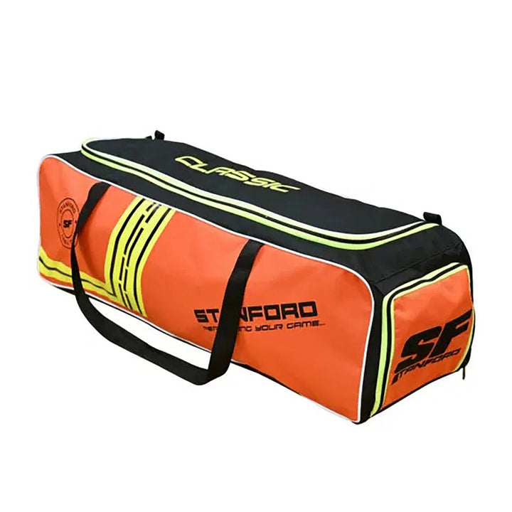 SF Classic Cricket Duffle Kit bag Orange Yellow @ Side View