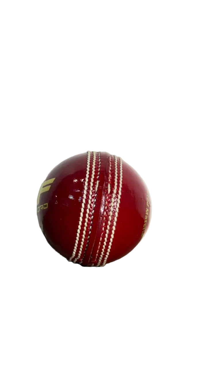 SF Flipper Cricket Ball Colour Red @ Seam view