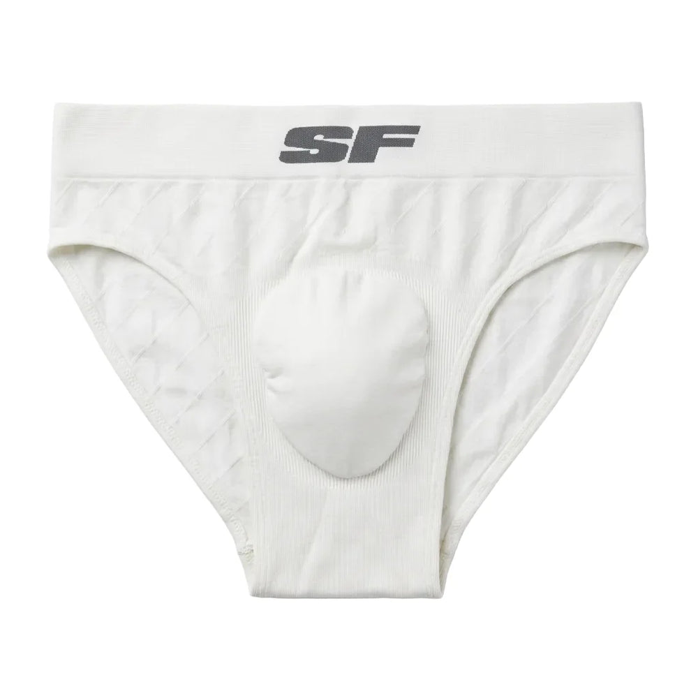 SF Force Cricket Supporter Brief White Size@ Front  1 View