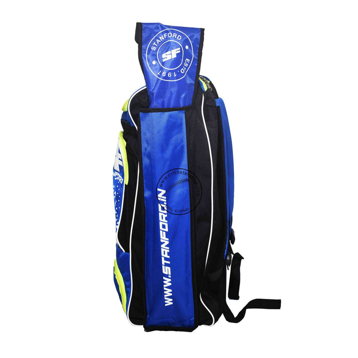 SF Full Complete Kashmir Willow Cricket Kit Size @ Kit Bag View Side