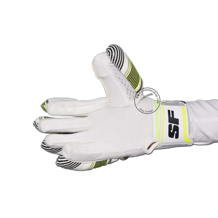 SF Full Complete Kashmir Willow Cricket Kit Size @ Gloves Front View